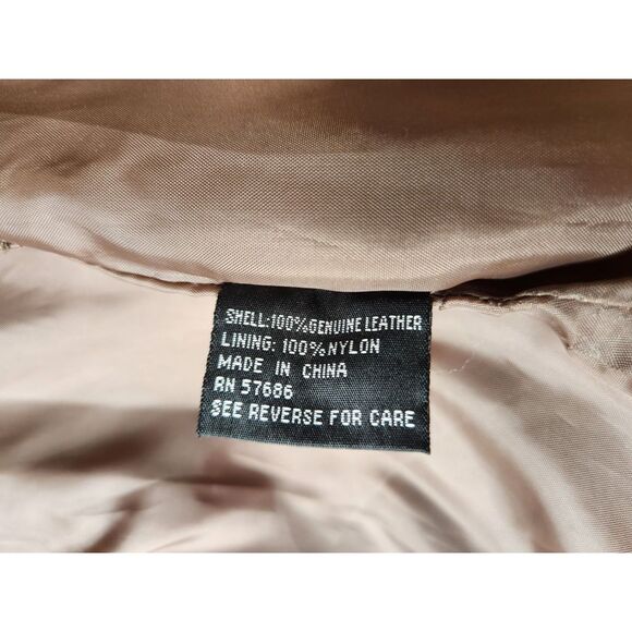 Taupe Suede Button Jacket Sz. Large Western Stitch Detail Country Chic Blazer - Picture 9 of 11